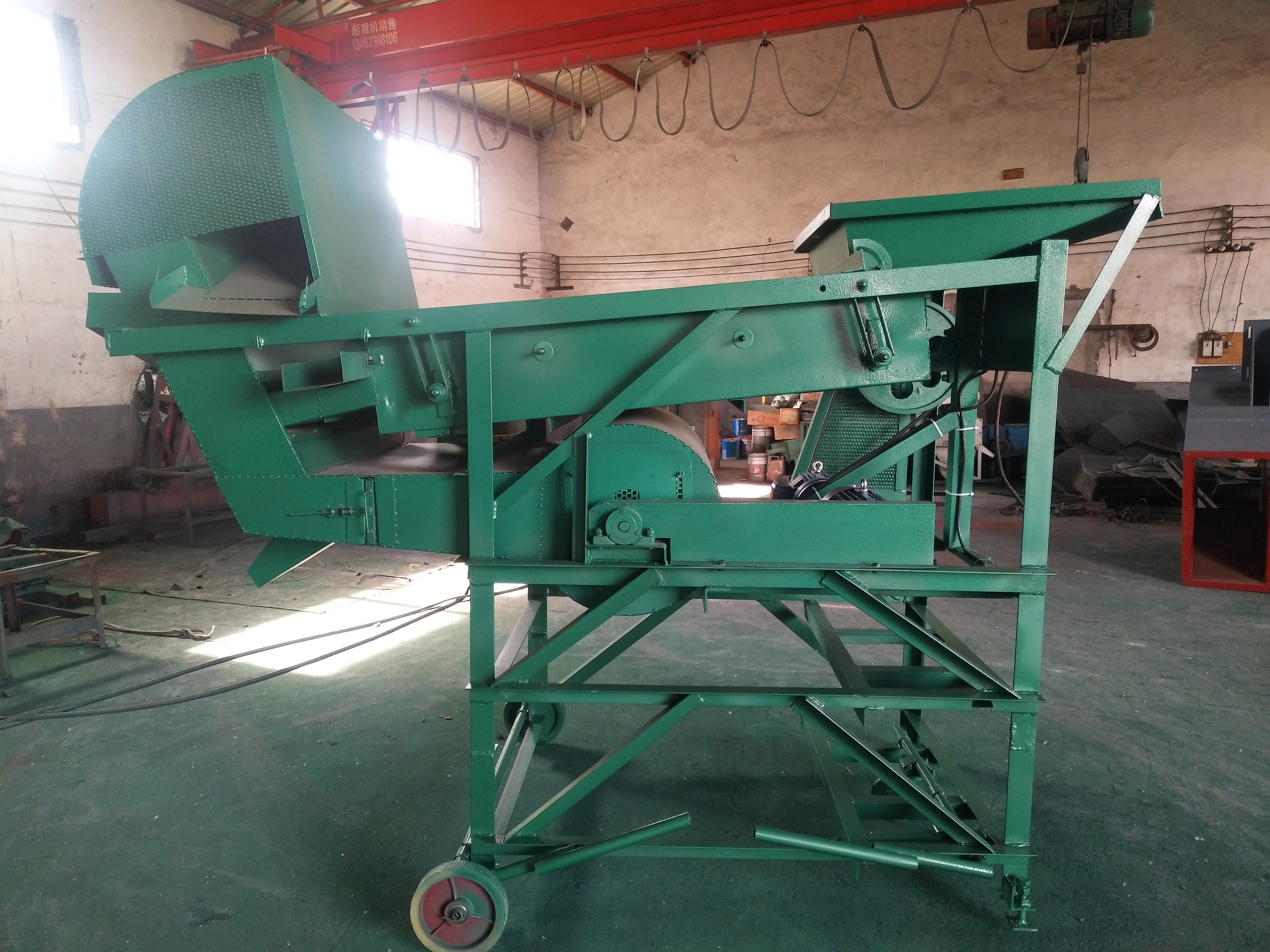 加高腿糧食篩分機